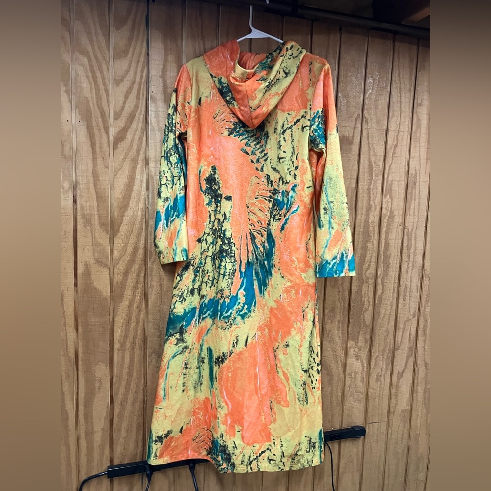 Misslook Medium Button Down Jacket With Hood - image 2